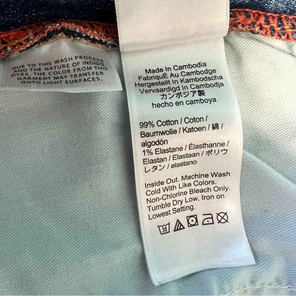 J Crew ReImagined 9" Vintage Straight Light Distressed Denim Jeans Size 35 - Picture 8 of 8